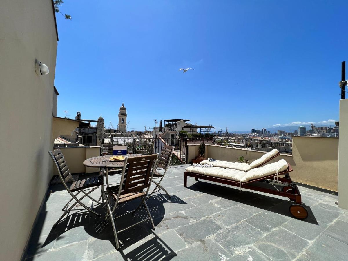 Апартаменти La Terrazza Del Porto Antico By Holiday World Генуя Екстер'єр фото